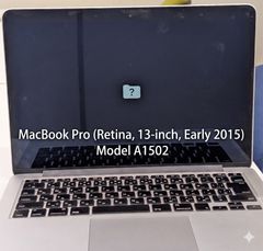 MacBook Pro A1502 ジャンク SSD無 13
