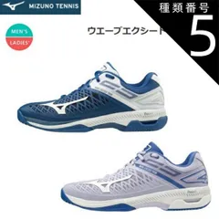 種類5：27：ブルー×ホワイト×シルバー/23.5cm MIZUNO(ミズノ) WAVE EXCEED TOUR4 AC（ウエーブエクシード TOUR4 AC）テニスシューズ 男女兼用 [61GA2070]