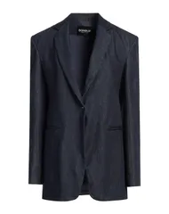 ドンダップ レディース アウター ジャケット・ブルゾン テーラードジャケット DONDUP Blue ブルー