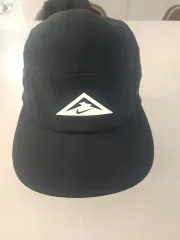 NIKE AW84 トレイル ランニングキャップ (ドライフィット) ブラック ホワイト