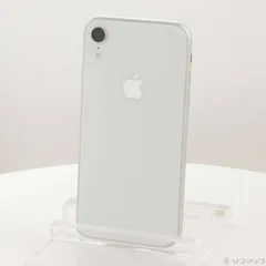 ソフマップ 〔中古品〕 iPhoneXR 64GB ホワイト MT032J／A SIMフリー【196】