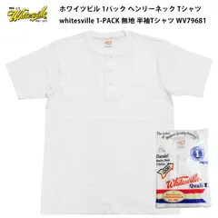 ホワイツビル 1パック ヘンリーネック Tシャツ WV79681 無地 1-PACK  半袖Tシャツ 東洋エンタープライズ  whitesville 105.オフホワイトのサムネイル