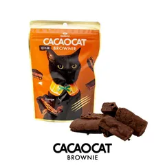 CACAOCAT 切れ端 BROWNIE オレンジ【60g】DADACA 北海道 お土産 チョコ 猫 おやつ ギフト プレゼント お取り寄せ 母の日 父の日 お中元 御歳暮 クリスマス バレンタイン ホワイトデー カカオキャット 送料無料のサムネイル