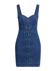 【送料無料】 リュージョー レディース ワンピース トップス ミニワンピース・ドレス Blue