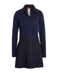 【送料無料】 マックスアンドコー レディース ワンピース トップス ミニワンピース・ドレス Navy