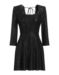 【送料無料】 エリザベッタフランキ レディース ワンピース トップス ミニワンピース・ドレス Black