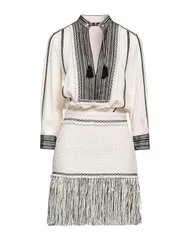 【送料無料】 エリザベッタフランキ レディース ワンピース トップス ミニワンピース・ドレス Off White