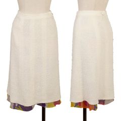 シャネル トップス ブラウス ジレ リボン ツィード シフォン - メルカリ