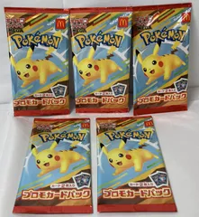 △M444-92　ポケモンカード　マクドナルド　ハッピーセット　プロモパック　5パック　セット