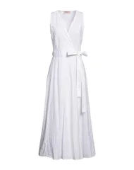 ツインセット レディース トップス ワンピース ラップドレス TWINSET White ホワイトのサムネイル