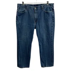 メキシコ製 Levi's 514 デニムパンツ W42 ダークブルー リーバイス ジップアップ ビッグサイズ アメカジ デニム ジーンズ 2604-435
