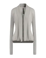 リックオウエンス レディース アウター カーディガン RICK OWENS Light Gray グレーのサムネイル