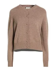 ポール＆ジョー レディース アウター カーディガン カシミヤニット PAUL JOE Light Brown ブラウンのサムネイル