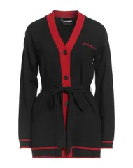 カール ラガーフェルド レディース アウター カーディガン KARLAGERFELD Black ブラックのサムネイル