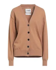 ジル・サンダー レディース アウター カーディガン JIL SANDER Brown ブラウンのサムネイル