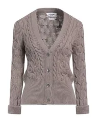 トムブラウン レディース アウター カーディガン THOM BROWNE Taupe トープのサムネイル