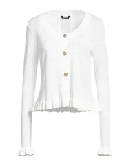 ジャストカバリ レディース アウター カーディガン JUST CAVALLI White ホワイトのサムネイル