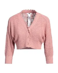 【送料無料】 ツインセット レディース カーディガン アウター カーディガン Pink