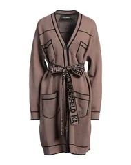 カール ラガーフェルド レディース アウター カーディガン KARLAGERFELD Taupe トープのサムネイル