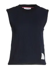 トムブラウン レディース トップス シャツ ニットベスト THOM BROWNE Midnight Blue ブルーのサムネイル