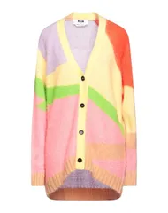 エムエスジイエム レディース アウター カーディガン MSGM Pastel Yellow イエローのサムネイル