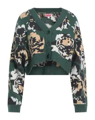 ケンゾー レディース アウター カーディガン KENZO Green グリーンのサムネイル