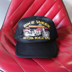 95’s BIKE WEEK Snapback Mesh Cap/ Trucker Hat フリーサイズ バイカーハット