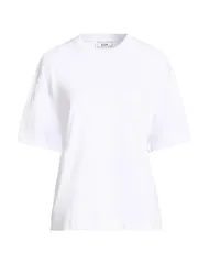 【送料無料】 ジジル レディース Tシャツ トップス ベーシックTシャツ White