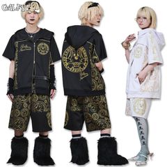 GALFY プチョヘンザ半袖 フルジップパーカー ジャージセット vg2 