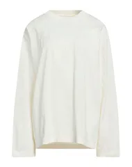 【送料無料】 ジル・サンダー レディース Tシャツ トップス Ｔシャツ White