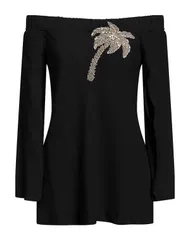 【送料無料】 クリップス レディース シャツ トップス トップス オープンショルダー Black