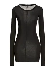 リックオウエンス レディース トップス Tシャツ RICK OWENS Black ブラックのサムネイル