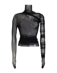 アン ドゥムルメステール レディース トップス シャツ ANN DEMEULEMEESTER Black ブラックのサムネイル