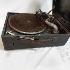 希少 ニッポノホン 蓄音機 NIPPONOPHONE アンティーク当時物 木箱付