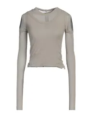 リックオウエンス レディース トップス Tシャツ RICK OWENS Light Gray グレーのサムネイル