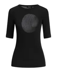 ファビアナ フィリッピ レディース トップス Tシャツ FABIANA FILIPPI Black ブラックのサムネイル