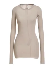 リックオウエンス レディース トップス Tシャツ RICK OWENS T Light Gray グレーのサムネイル