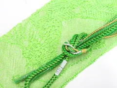 【一輝堂】和装小物 帯締め帯揚げセット  振袖用 丸組 金糸 総絞り 飾り付 帯締 帯揚 26w04-4671