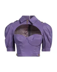 エリザベッタフランキ レディース トップス シャツ ELISABETTA FRANCHI Purple パープルのサムネイル