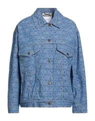 モスキーノ レディース アウター ジャケット・ブルゾン デニムブルゾン MOSCHINO Blue ブルーのサムネイル
