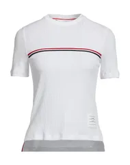 トムブラウン レディース トップス Tシャツ THOM BROWNE White ホワイトのサムネイル