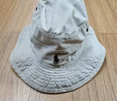 ポロ ラルフローレン バケットハット アイボリー