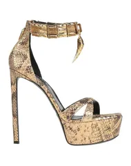 ロベルトカヴァリ レディース シューズ サンダル ROBERTO CAVALLI Gold ゴールドのサムネイル