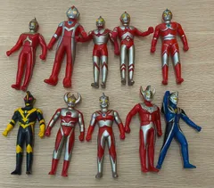 ★ウルトラマン ソフビ フィギュア 10体まとめ売り ウルトラ兄弟 アグル 他