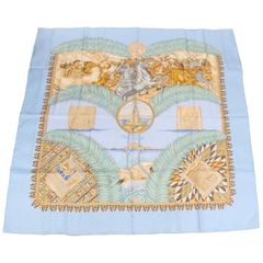 希少 超大判 HERMES エルメス カレ140 170 パケボ 豪華客船 - メルカリ