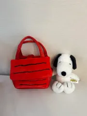 SNOOPY ぬいぐるみ バッグ レッド Peanuts 正規品