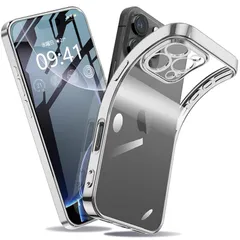 Ｍｏｎｔｕｅ for iPhone 16 Pro ケース クリア 耐衝撃 米軍MIL規格 可愛い 韓国 薄型 軽量 スマホケース アイフォン16pro カバー ワイヤレス充電対応 (シルバー) 1