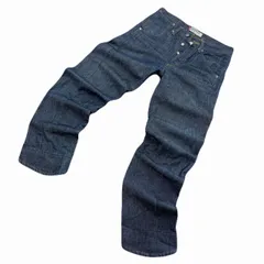 リーバイス デニムパンツ 00001-08 メンズ W30 ストレート やや細め 色濃いめ 立体裁断 ボタンフライ ENGINEERED JEANS 名作