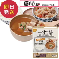 防災食 尾西食品 一汁ご膳 豚汁と白飯のセット 1食分 食器いらず アルファ米 (即日発送)(賞味期限:2029/12) 送料無料【 長期保存 _のサムネイル