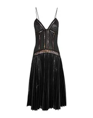エルマンノ シェルヴィーノ レディース トップス ワンピース プリーツドレス ERMANNO SCERVINO Black ブラックのサムネイル